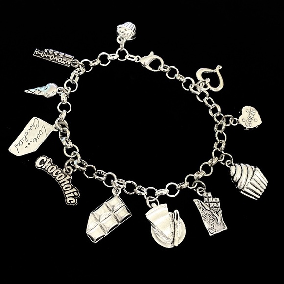 Chocoholic Charm Bracelet Chocolate Lovers - Picture 6 of 8